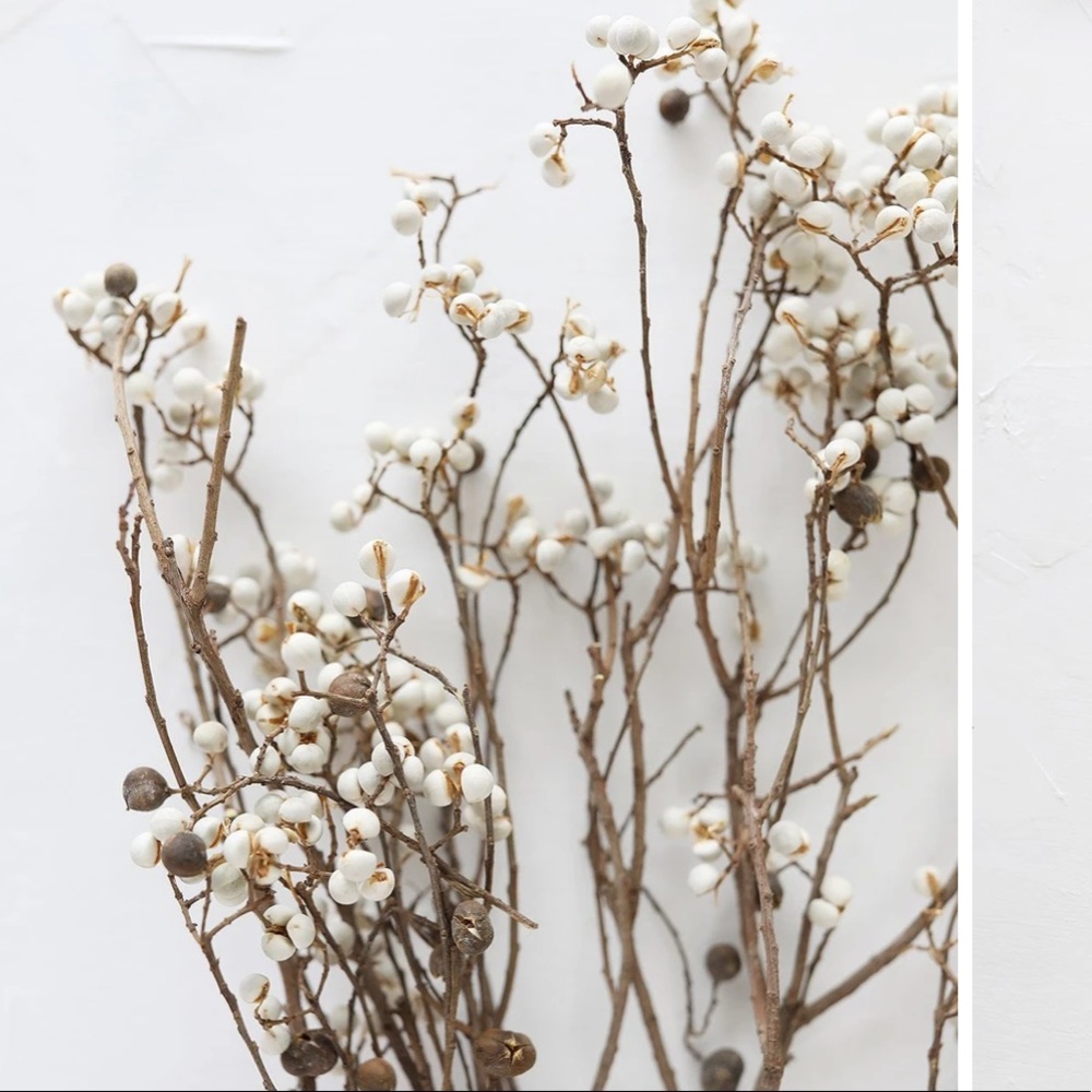 Faux berry stem